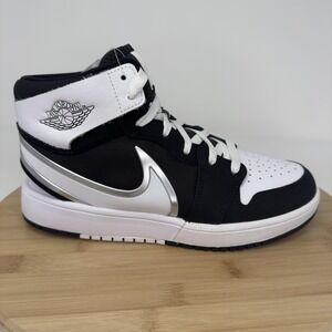 Jordan Air Jordan 1 Mid RM EasyOn GS Shoes Kids Size 6.5Y Black White FQ1281-001